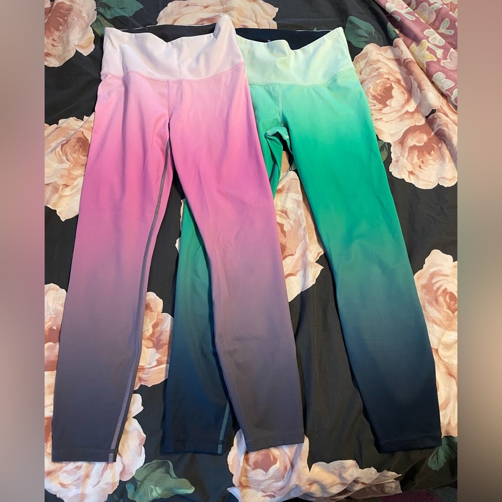 Athleta Ombré Cropped Tights